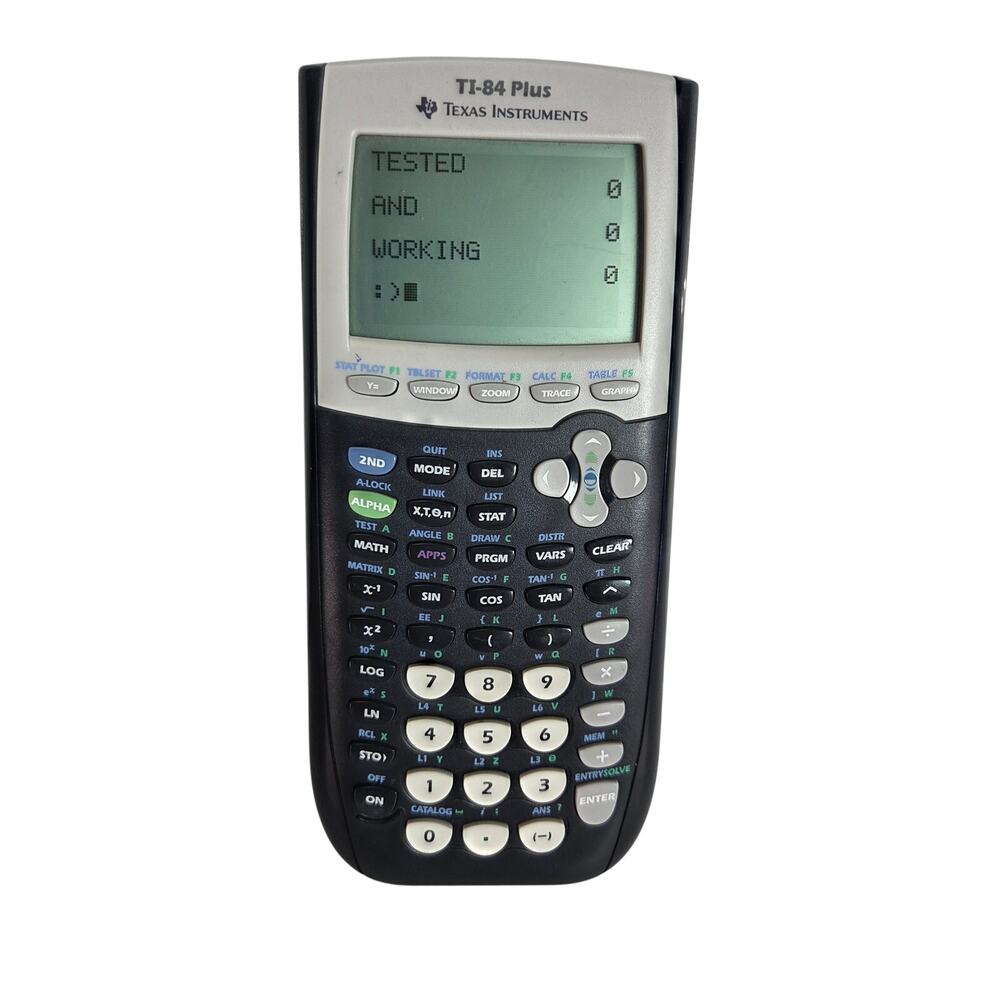 Texas Instruments TI-84 Plus Graphing Calculator - Tested & Working - Picture 2 of 5
